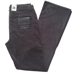 Calvin Klein Jeans Gunmetal Velvet Bootcut Pant NEW- Sz. 6